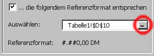 Optionen - Referenzformat