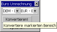 Symbolleiste - Konvertieren!